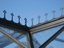 Cresting Växthus Sirius 1300 Svart Vitavia